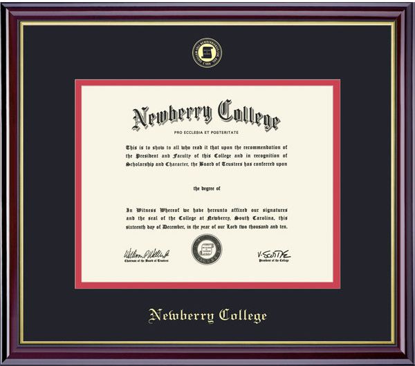 Newberry College 8.5'' x 11'' Windsor Diploma Frame