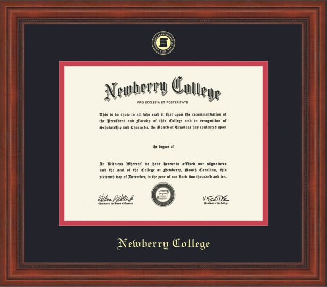Newberry College Diploma Frame