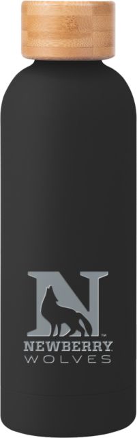 Newberry College Blair Stainless Steel Bottle w/ Bamboo Lid 17 oz