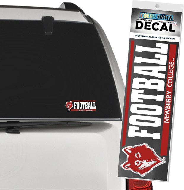 Newberry College Wolves Football Decal