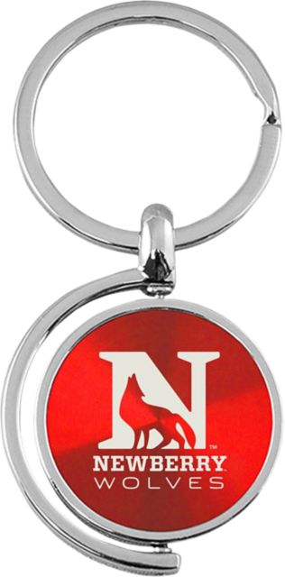Newberry College Wolves Spinner Keychain