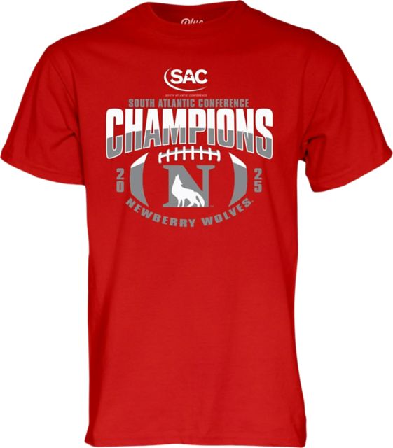 Newberry College Football 2025 SAC Champions Short Sleeve T-Shirt