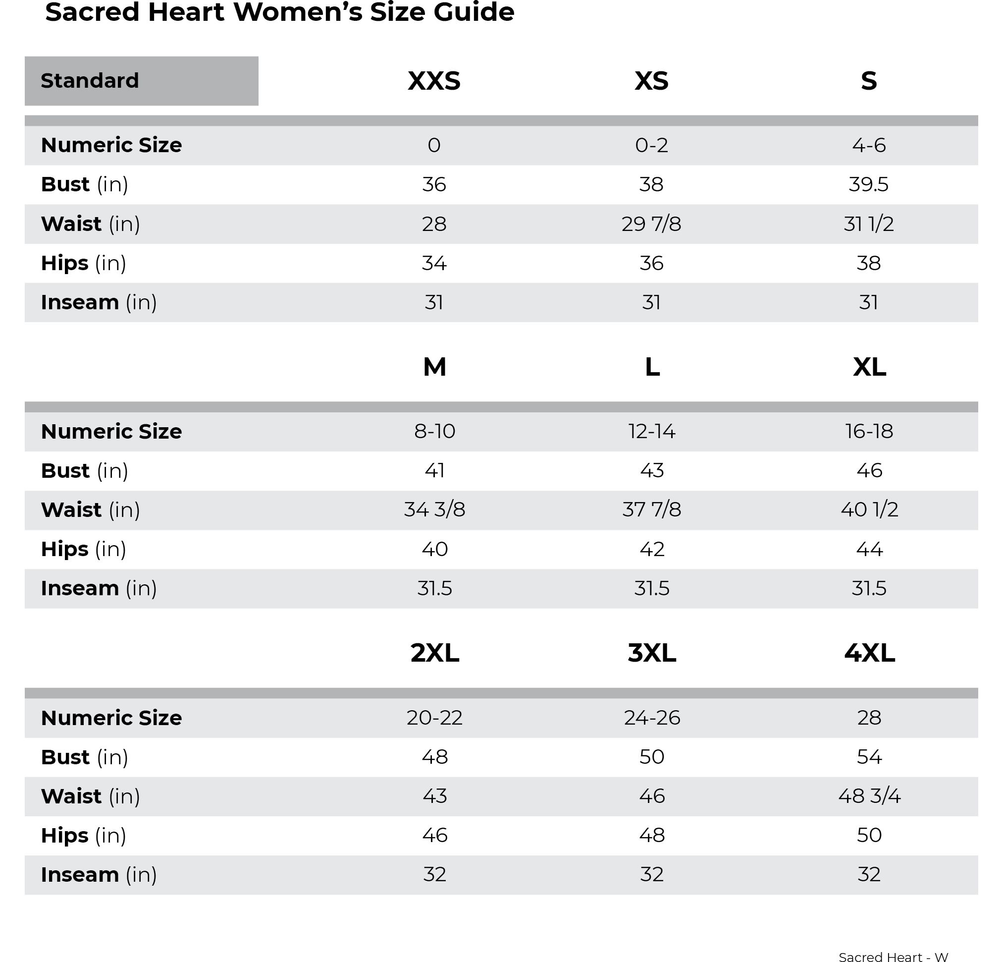 Size Guide Image