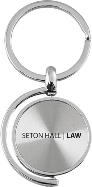 Seton Hall Law School Spinner Key Tag