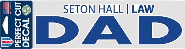 Seton Hall Law School 3'' x 10'' Dad Decal