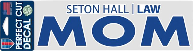 Seton Hall Law School 3'' x 10'' Mom Decal