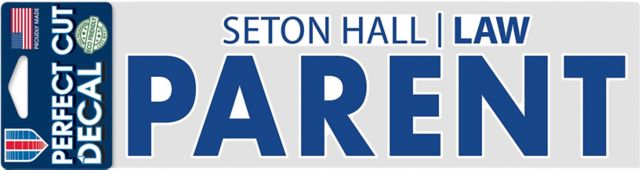Seton Hall Law School Parent 3'' x 10'' Perfect Cut Decal