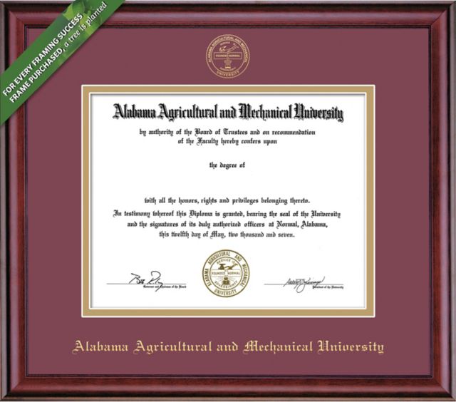 Alabama A&M University 8.5'' x 11'' Classic Diploma Frame