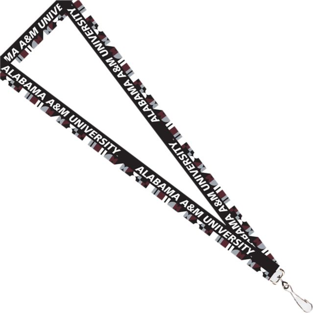 Alabama A&M University 3/4" Satin Lanyard