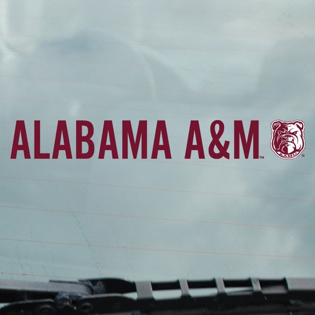 Alabama A&M University Bulldogs Cling Decal