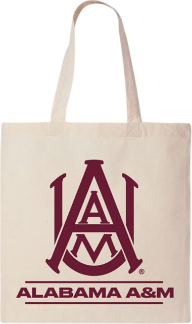 Alabama A&M University 15 x 16 Canvas Tote Bag
