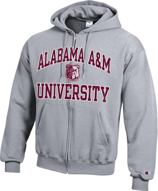 Alabama A&M University Full Zip Hooded Sweatshirt
