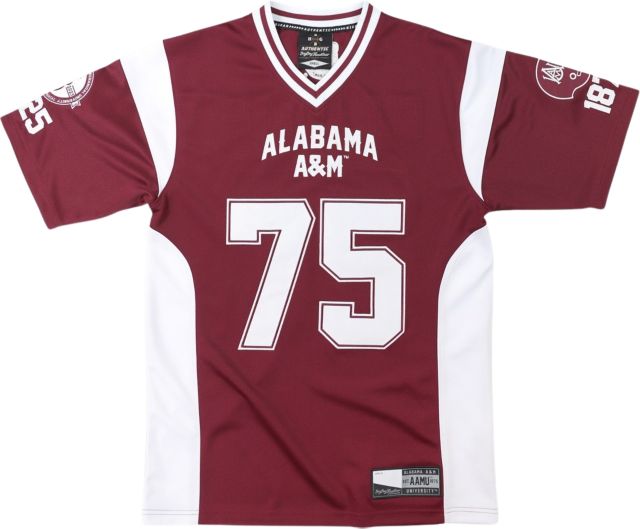 Alabama A&M University #75 150th Anniversary Replica Football Jersey