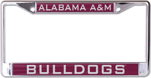 Alabama A&M University Bulldogs License Plate Frame