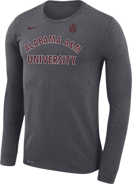  AAMU Alabama A&M University Mens Game Day Tee T-Shirt Heather  Grey : Clothing, Shoes & Jewelry