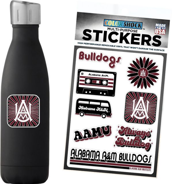 Alabama A&M University 7.5'' x 7.5'' Sticker Sheet