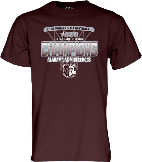 Alabama A&M University Women's Basketball 2026 SWAC Regular Season Champions Short Sleeve T-Shirt