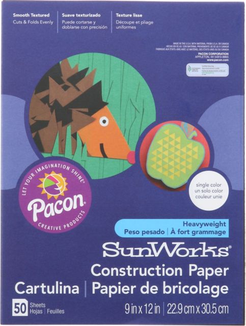 Sunworks Construction Paper 9X12 Red 50 Ct