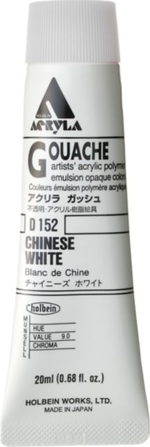 Acryla Designer 20Ml Chinese White