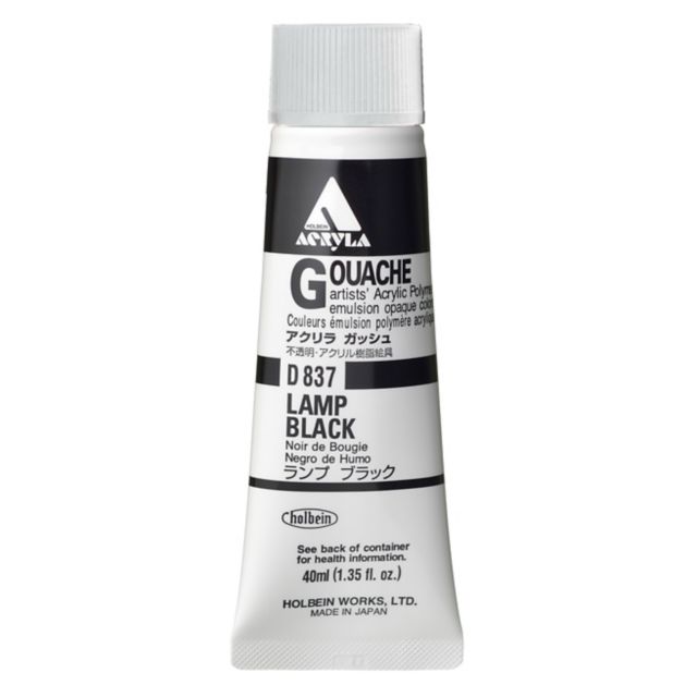 ACRYLA DESIGNER 40ML LAMP BLACK