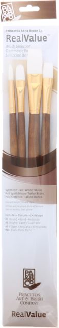 BRUSH WHITE TAKLON VALUE 4 PACK