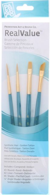 BRUSH GOLD TAKLON VALUE 4 PACK