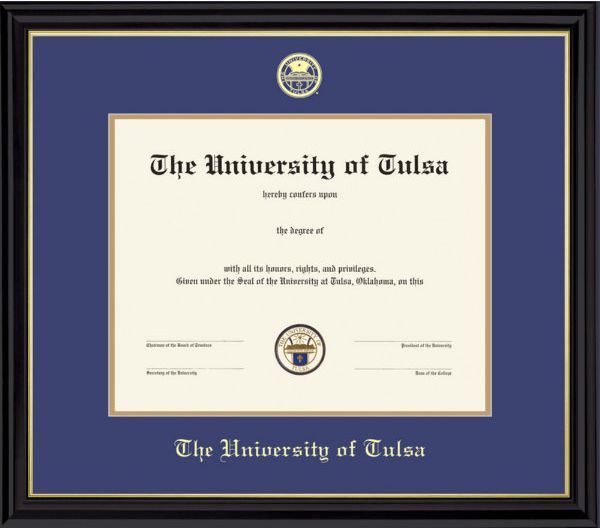 University Of Tulsa Coronado Diploma Frame -ONLINE ONLY