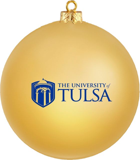 University of Tulsa Round Shatterproof Ornament