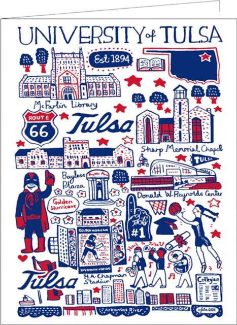 University of Tulsa 10 Pack Notecards