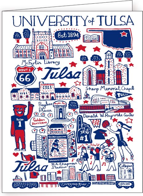 University of Tulsa 10 Pack Notecards