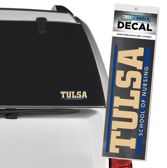 University of Tulsa Nursing Decal