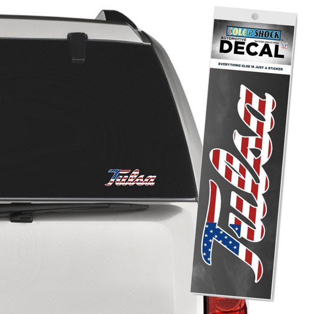 University of Tulsa Color Shock Decal