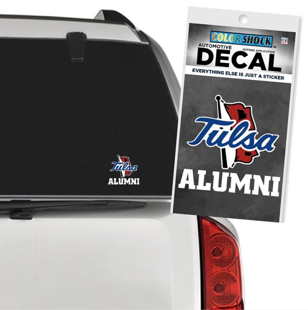 University of Tulsa Golden Hurricane Alumni Decal