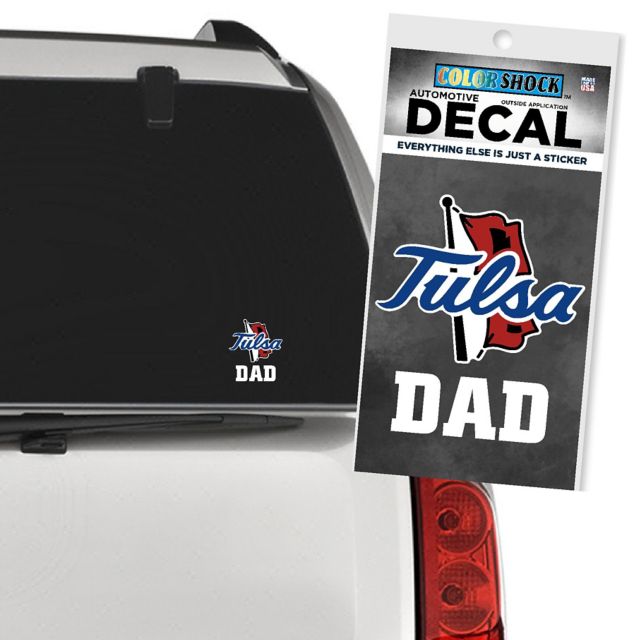 University of Tulsa Golden Hurricane Dad Decal