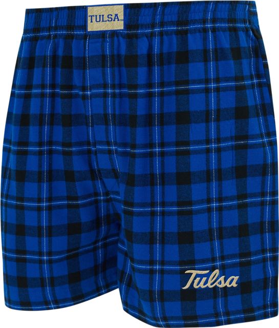University of Tulsa Flannel Boxers