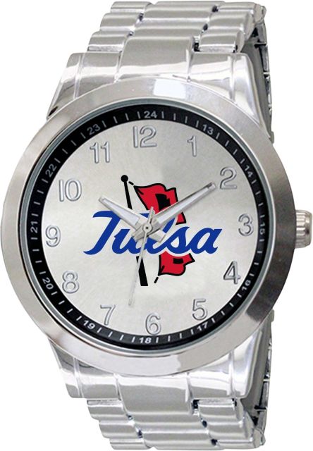 University of Tulsa 44mm Men's Stainless Steel Watch