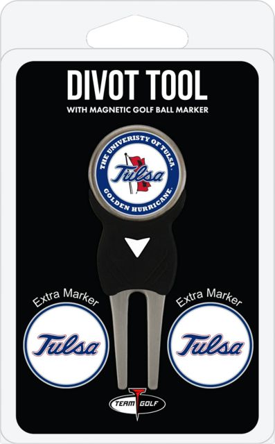 University of Tulsa Golf Divot Tool With Chip Marker