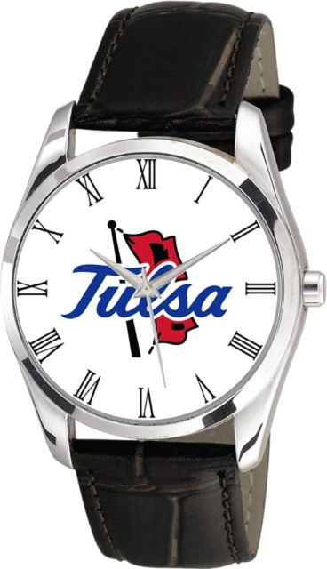 University of Tulsa 36mm Men's Leather Watch