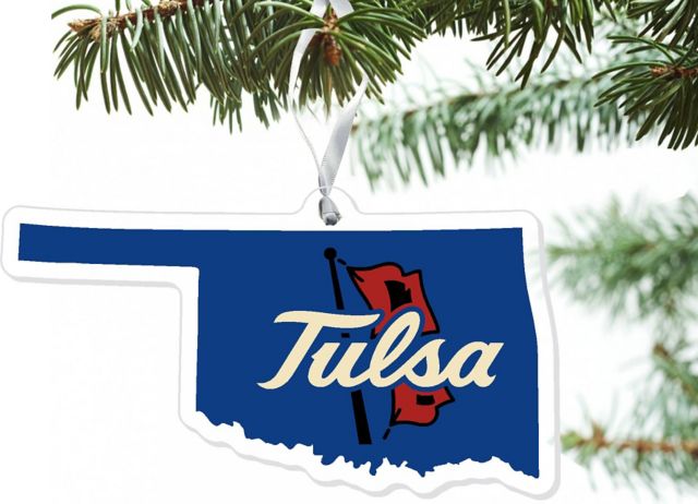 University of Tulsa Golden Hurricane 3"x4" Ornament