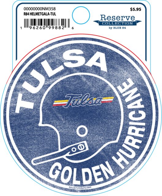 University of Tulsa Golden Hurricane Full Size Sticker