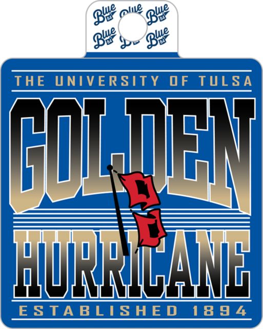 University of Tulsa Golden Hurricane Full Size Sticker