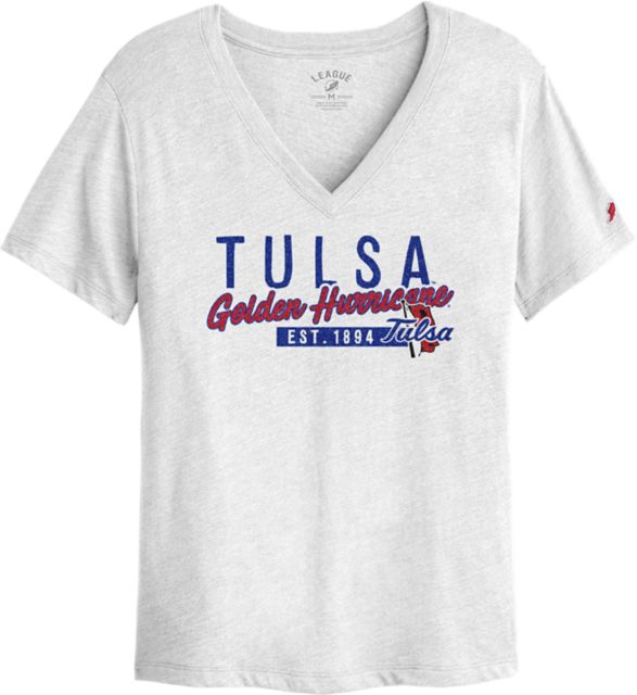 University of Tulsa Women's Golden Hurricane V-Neck Short Sleeve T-Shirt