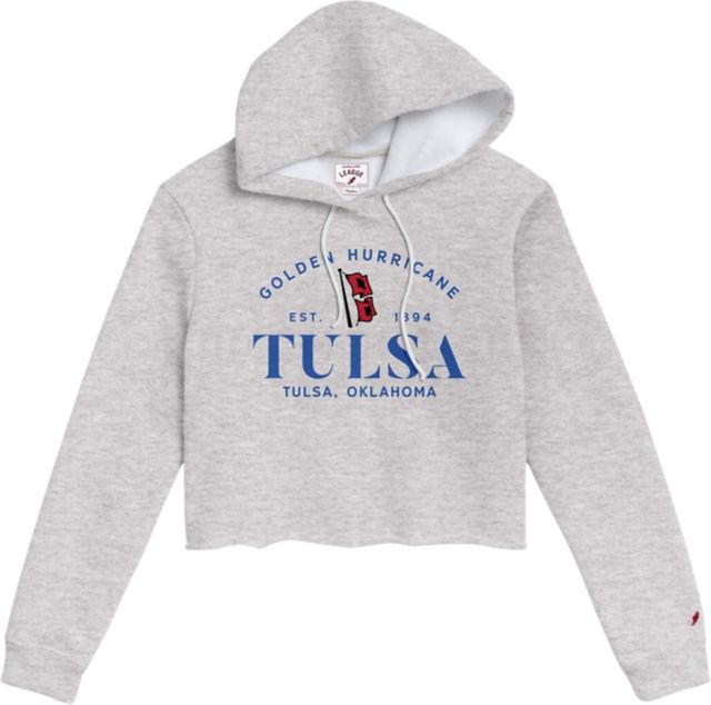University of Tulsa Women's Crop Hooded Sweatshirt