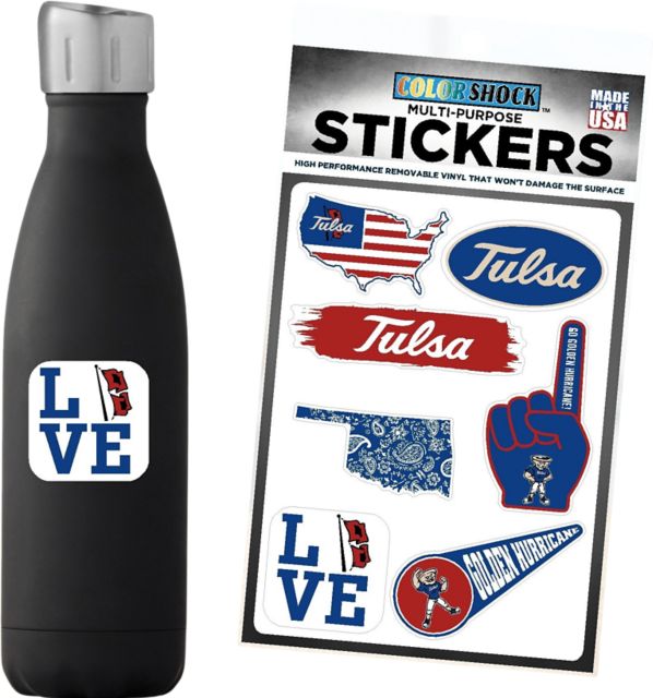 University of Tulsa 7.5'' x 7.5'' Sticker Sheet