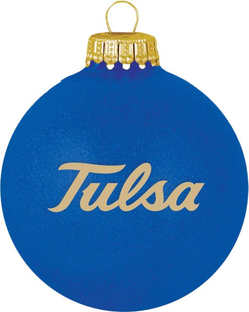 University of Tulsa Golden Hurricane Sparkle Ball Ornament