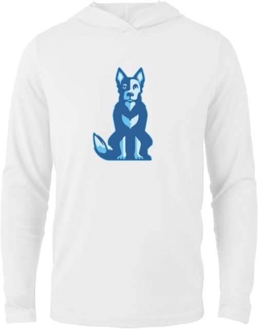 Baptist Health Sciences Long Sleeve Hooded Tee Fullbody Mascot - ONLINE ONLY