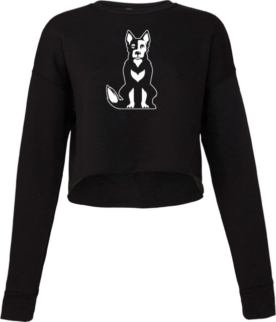 Baptist Health Sciences Bella + Canvas Womens Cropped Fleece Crew Fullbody Mascot - ONLINE ONLY