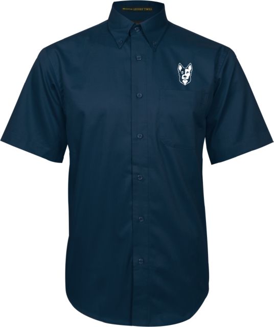 Baptist Health Sciences Twill Button Down Short Sleeve Mascot Logo - ONLINE ONLY
