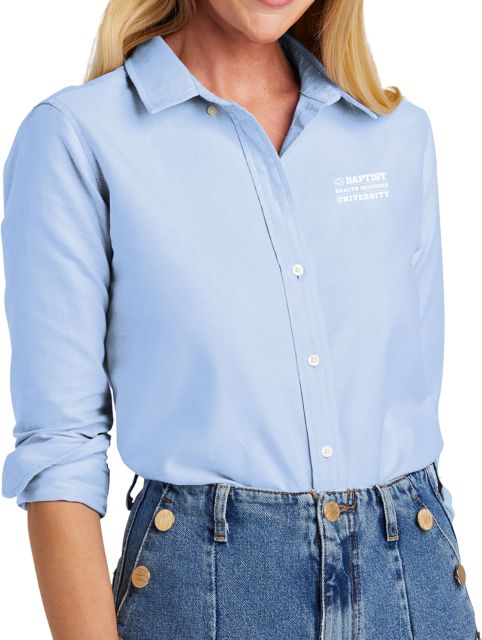 Baptist Health Sciences Brooks BrothersA Womens Newport Casual Oxford Cloth Shirt BHSU Primary Mark - ONLINE ONLY