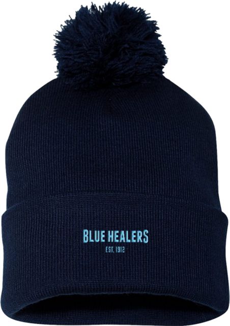 Baptist Health Sciences Sportsman Pom Pom Cuffed Beanie Healers Wordmark - ONLINE ONLY